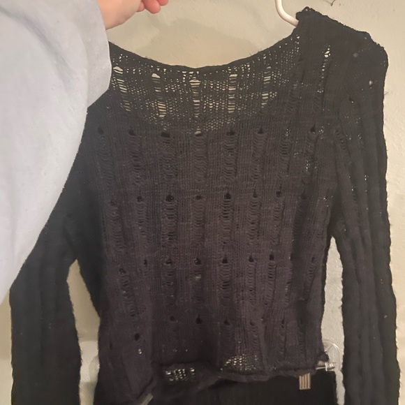 Women's ASOS Crocheted Sweater and Skirt Set - Picture 7 of 16